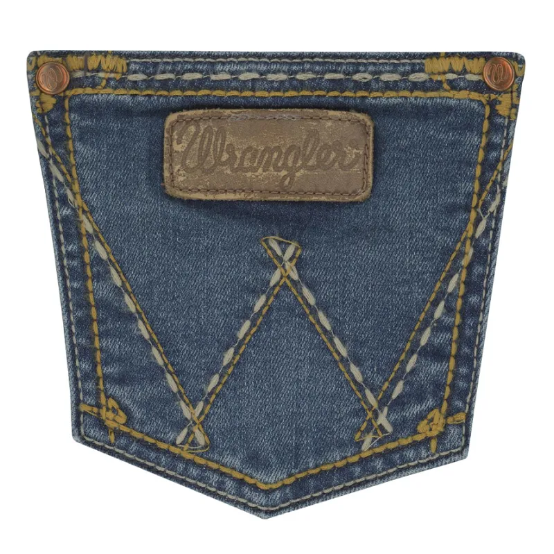 Wrangler Ladies Retro “Mae” Jeans - Medium Blue