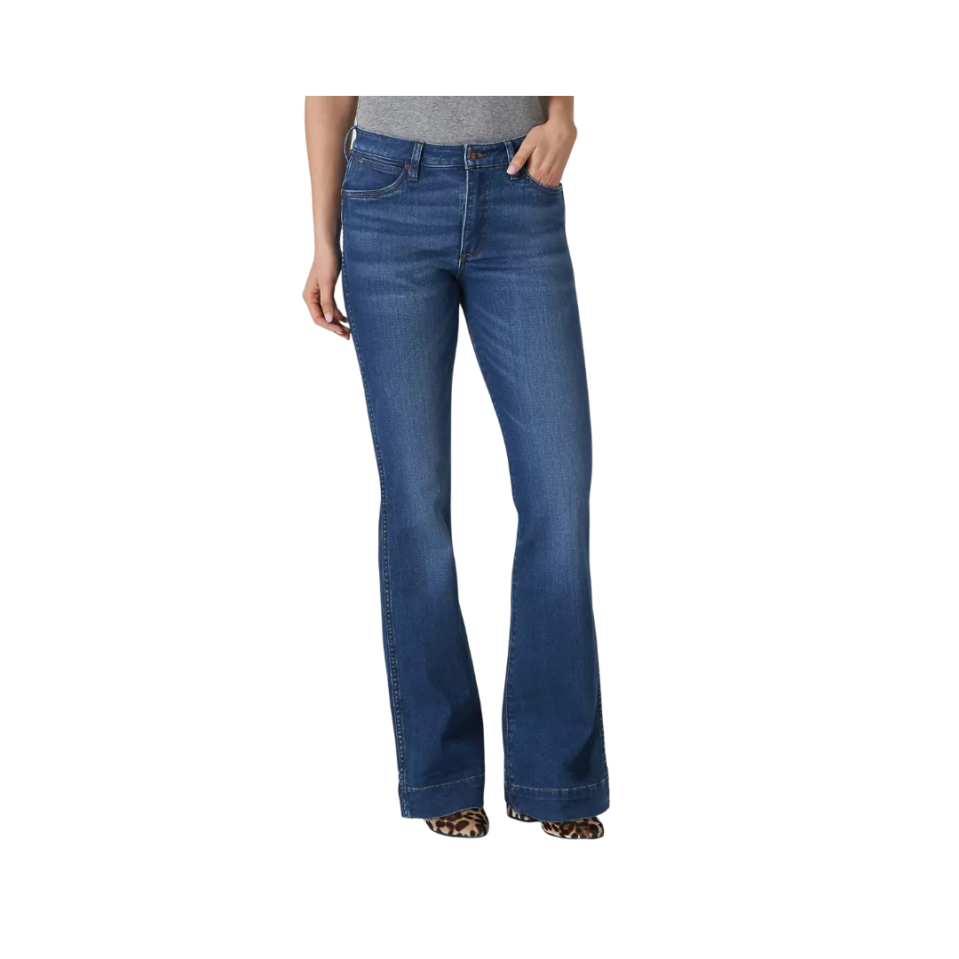 Wrangler Women's Retro Premium High Rise Trouser Jean