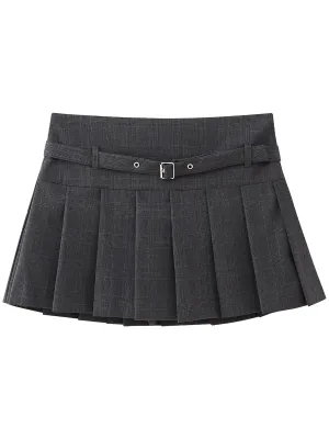 Zlata Pleated Mini Skirt