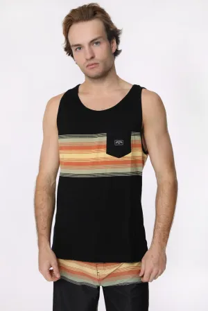 Zoo York Mens Striped Pocket Tank Top